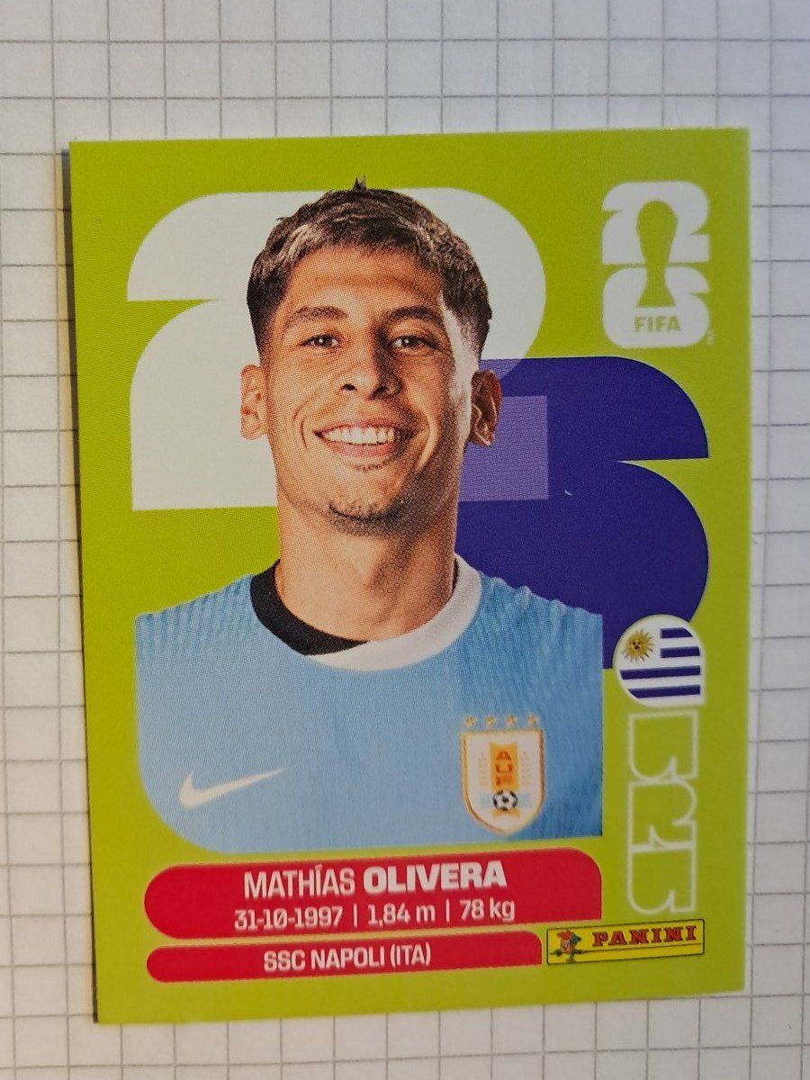 Panini Carte collezionabili: WM26 Mathias Olivera URU7 – Nuovo (secondo la descrizione) da Wallisellen venduto da Cyberfuexli