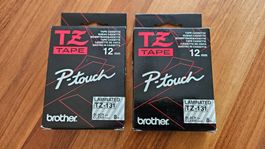Brother P-touch TZ-131 12mm Schriftbandkassette, 2 Stk.