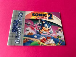 ANLEITUNG FÜR SONIC THE HEDGEHOG 2 SEGA GAME GEAR