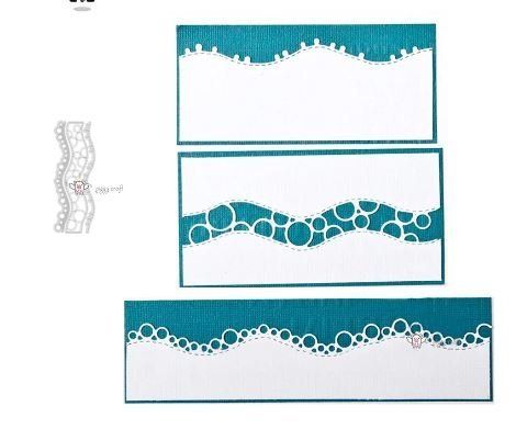 Sciablone: Neues Stanzschablonen-Set 3 Bordüren – Nuovo e nell'imballaggio originale da Effretikon venduto da wenuss 1