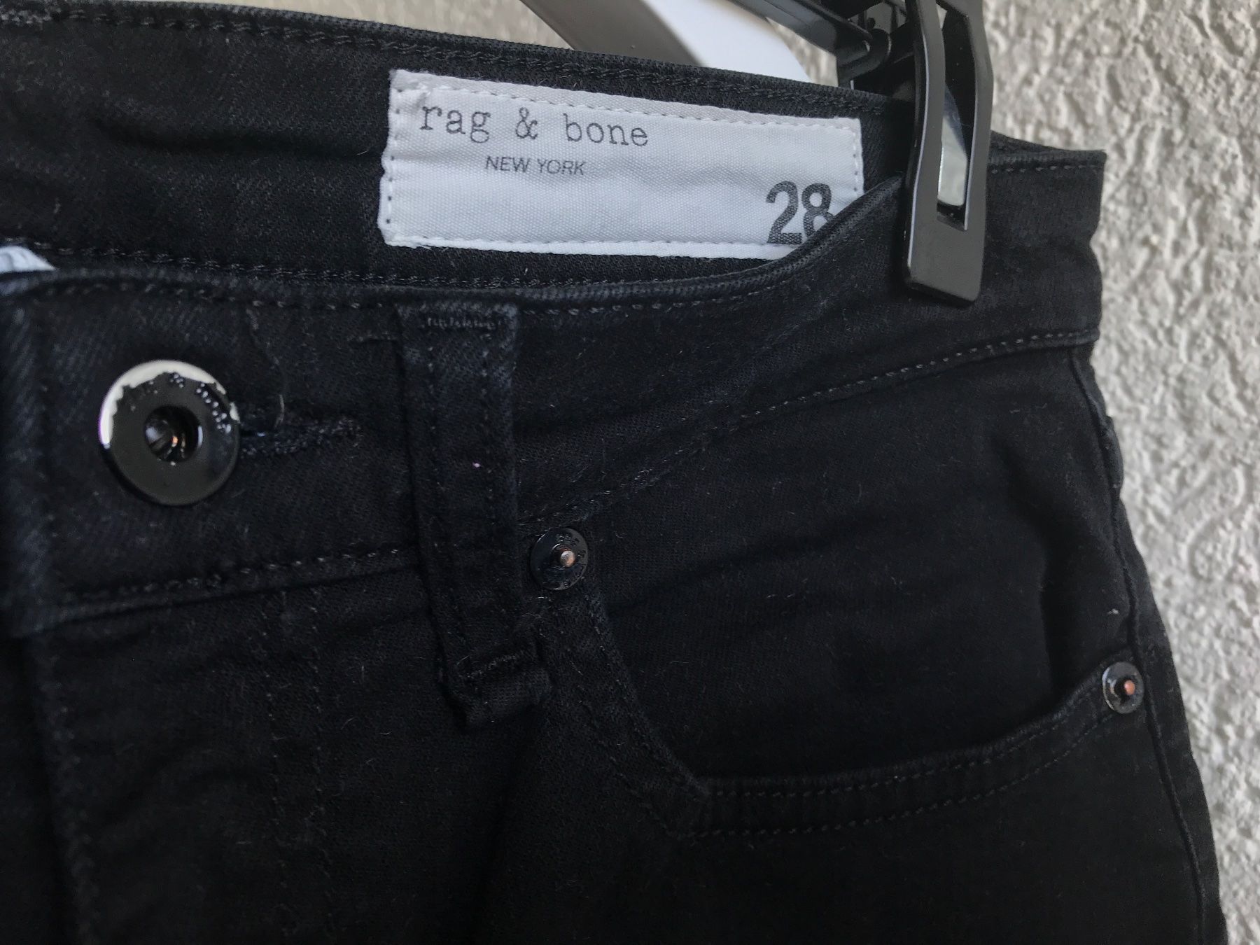 Jeans: RAG&BONE Skinny Jeans 28 in Schwarz – Gebraucht aus Glattfelden von Danshari 2
