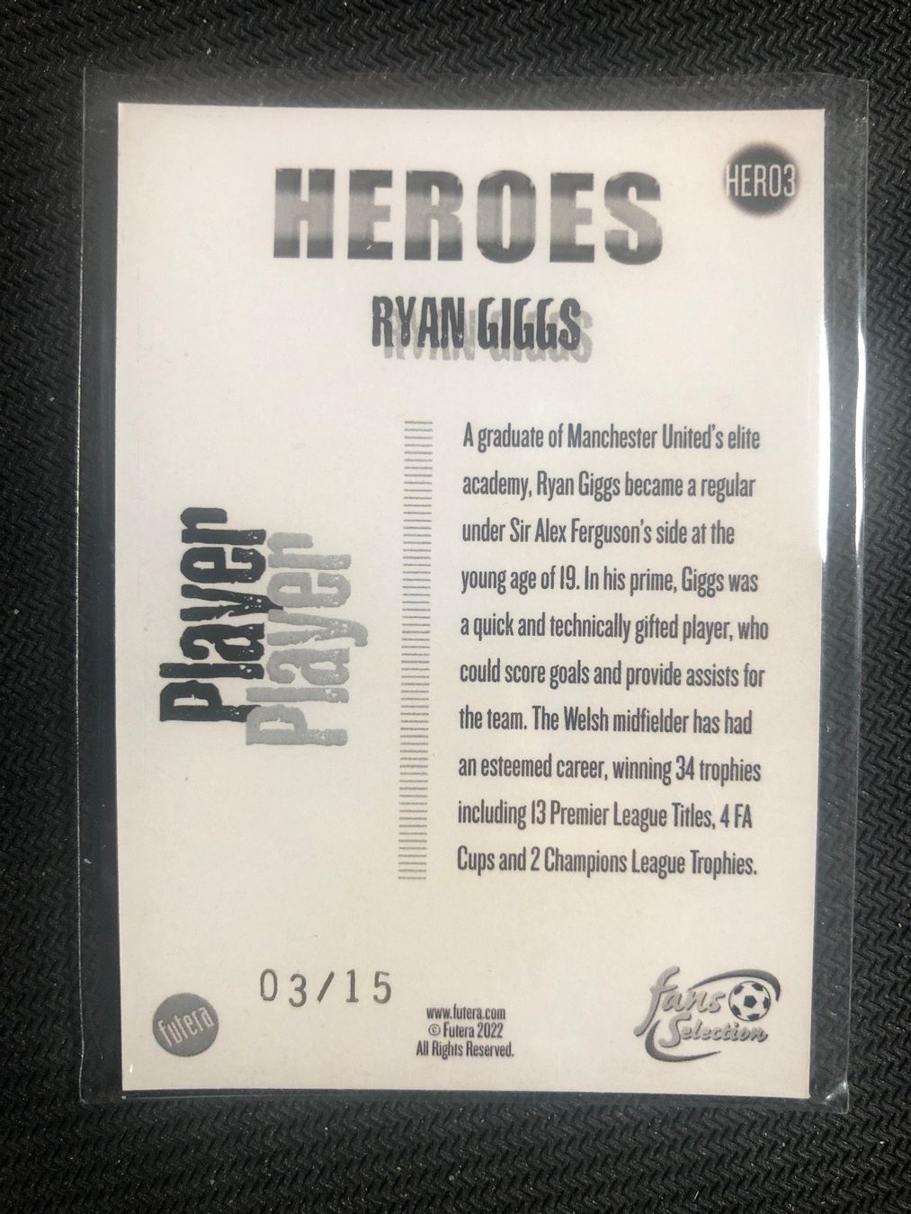 Topps Sammelbilder & Trading cards: Futera Fans Selection Ryan Giggs 03/15 – Gebraucht aus Wangenried von Garagara 1