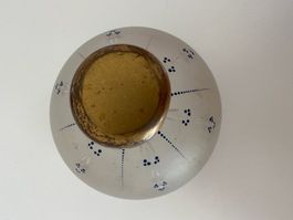STUPENDA coppa cristallo CAPO DI MONTE ? murano? anni 30‪