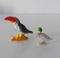 Spielfiguren Vögel: Tukan und Ente