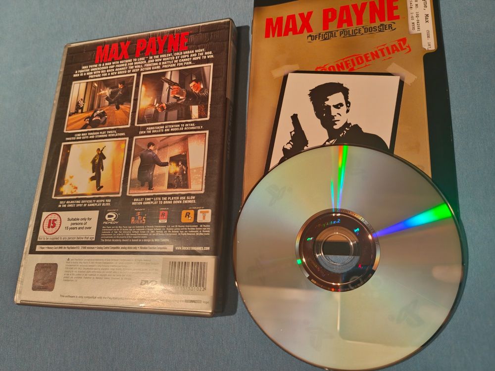 Max Payne PS2 - Jeu Complet Version Française Platinum En état Correct