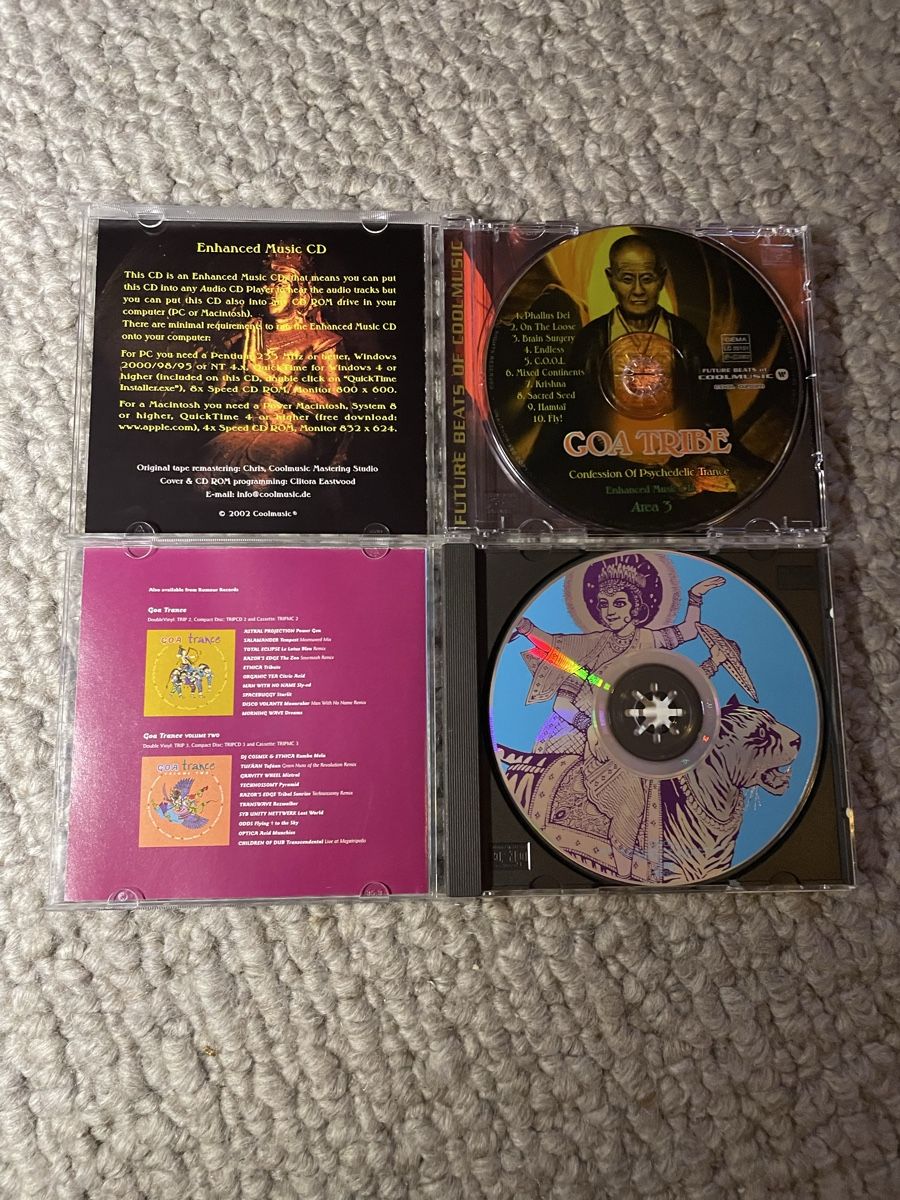 CD: Goa Tribe Area 3 + Goa Trance Volume 3 – Nuovo (secondo la descrizione) da Reinach AG venduto da trigger7811 1