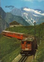 1980 AK Glacier-Express der Furka-Oberalp-Bahn m Fleckistock