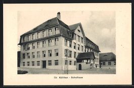 Kölliken, Schulhaus mit Haupteingang un