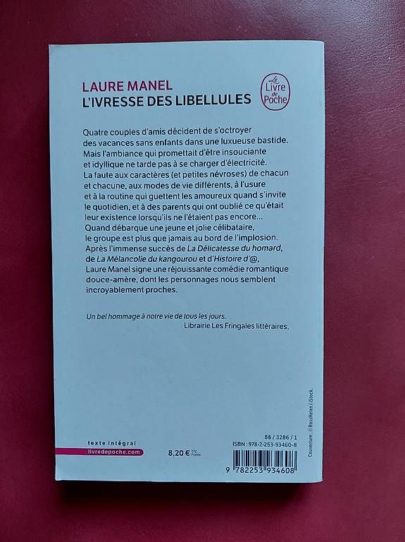 Libri: Laure Manel - L'ivresse des Libellules - – Usato da Vouvry venduto da Fripon6 1