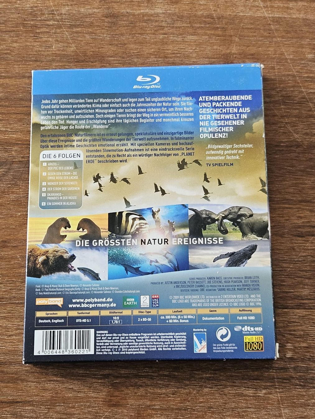 Tutti i DVDs: Blu-Ray - Die grössten Natur-Ereignisse – Usato da Ostermundigen venduto da Kaervek_SUI 1