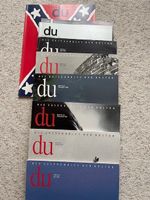9 Ausgaben DU die Zeitschrift der Kultur 1988-1996