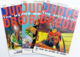 JUDGE DREDD THE MEGAZINE #1-3 RUN 🔑 KEY ISSUE 1990