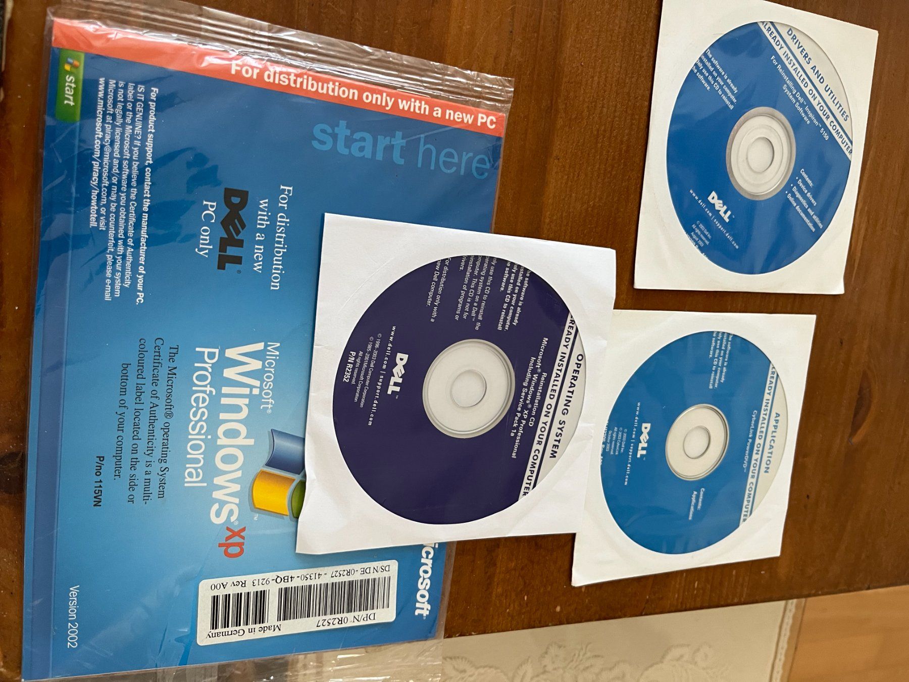Microsoft Software: Windows XP Pro für Dell – Usato da Winterthur venduto da fla_hwg8