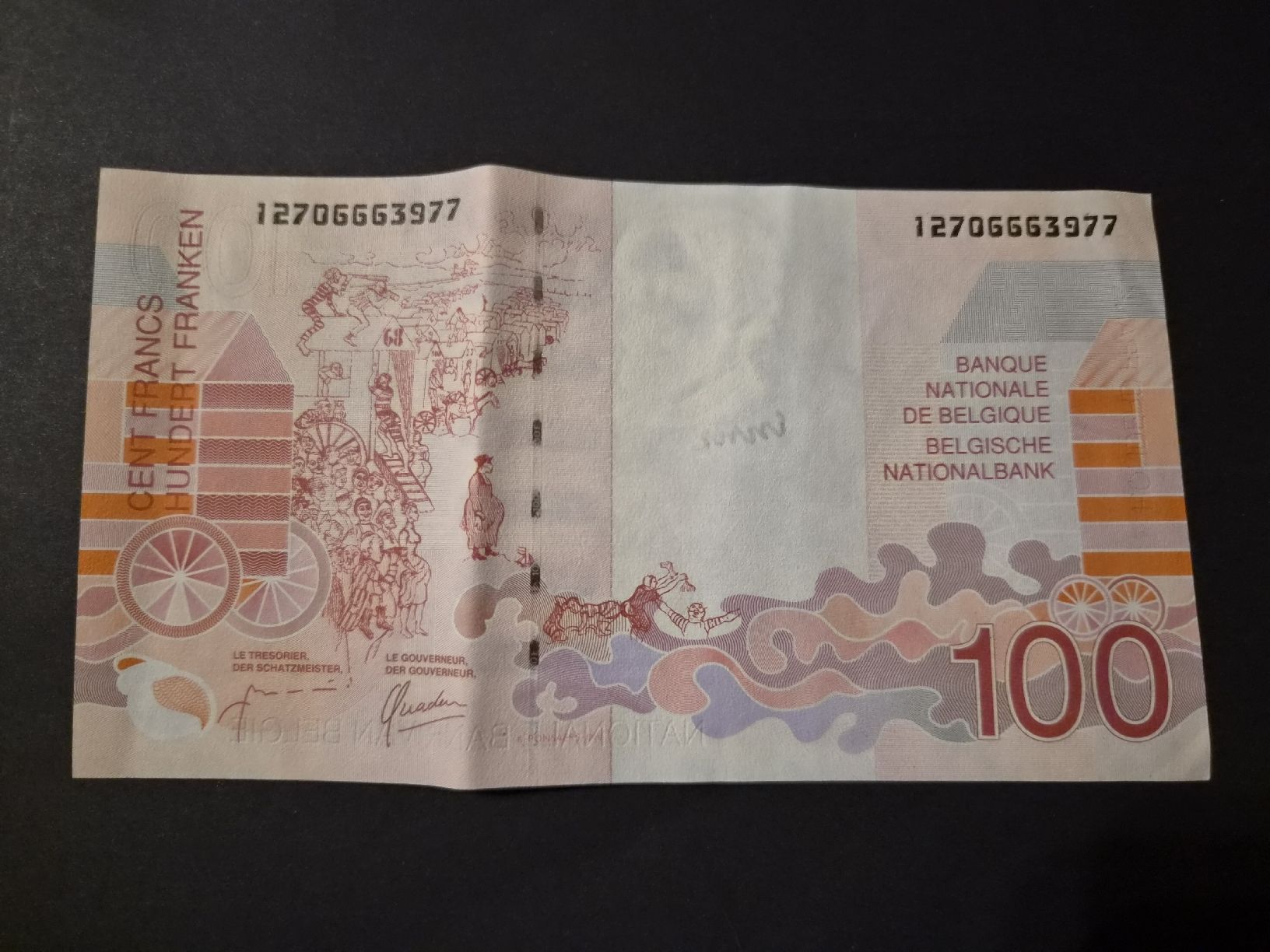 Banconote: Belgique 100 francs – Usato da Versoix venduto da rucio 1