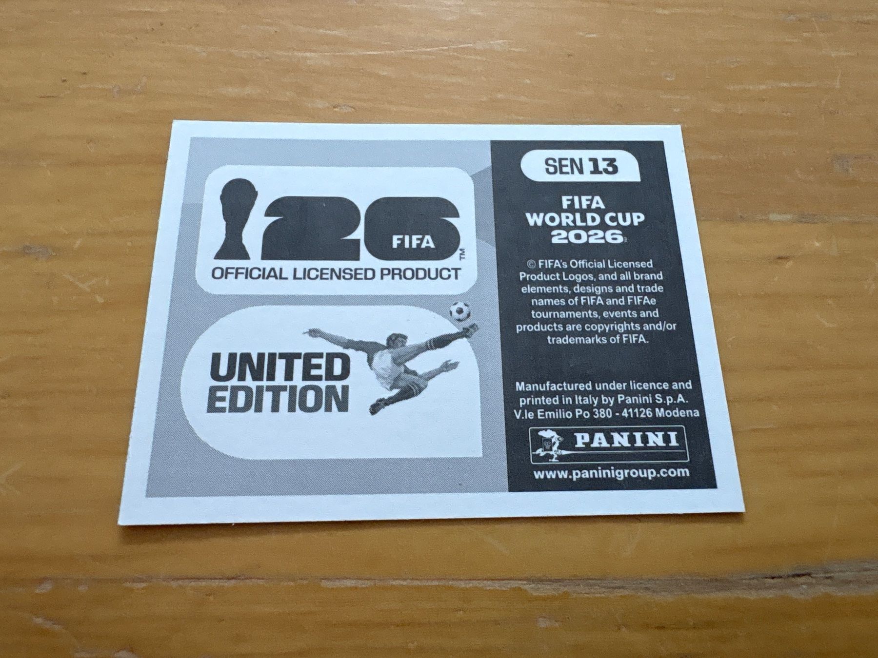 Panini Carte collezionabili: Panini 2026 SEN 13 – Nuovo (secondo la descrizione) da Elsau venduto da Cerry81 1