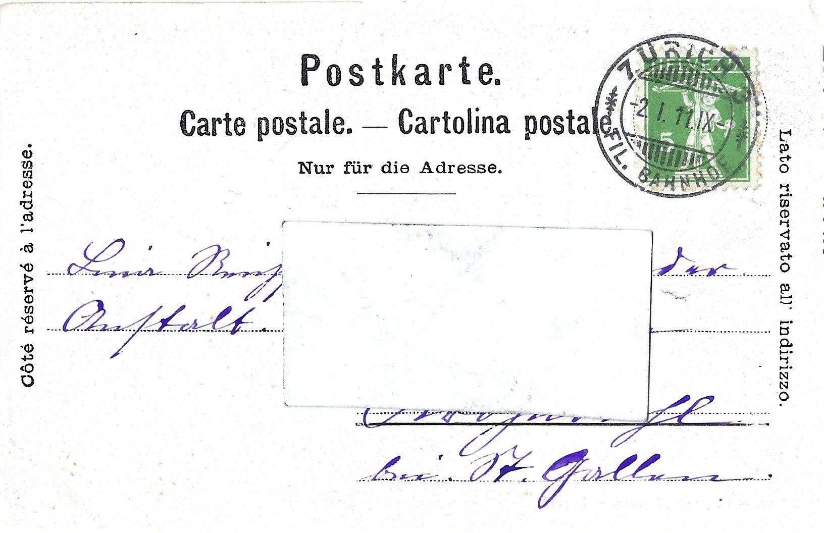 Cartoline postali: Luzern : Kapellbrücke – Usato da Bütschwil venduto da Jackson1A 1