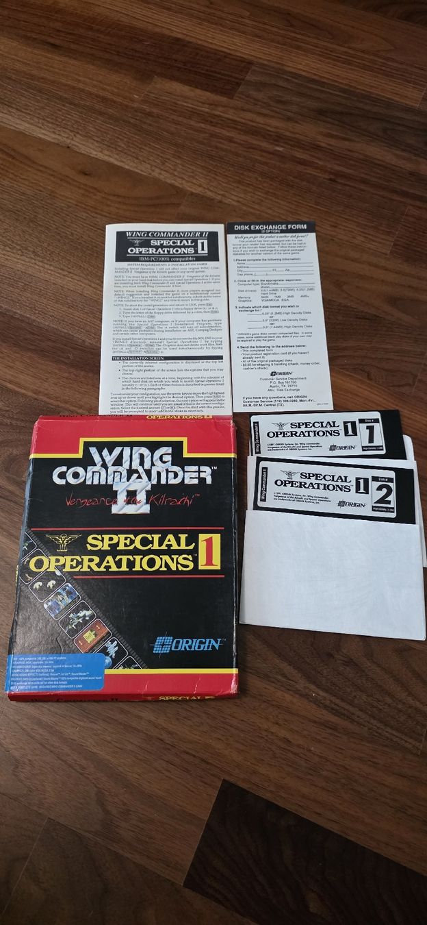 Giochi: Wing Commander II Special Operations 1 + 2 Big Box – Usato da Jona venduto da AntonioSposito