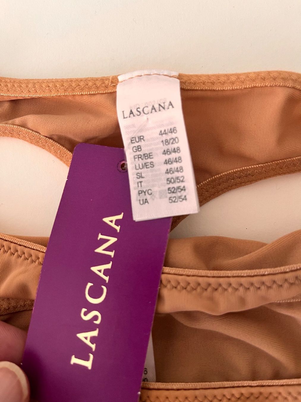 Lascana Altra biancheria intima: LASCANA, String, Grösse 44/46, Farbe Nude, 2 Stück – Nuovo e nell'imballaggio originale da Rudolfstetten venduto da gst_g7xl 1