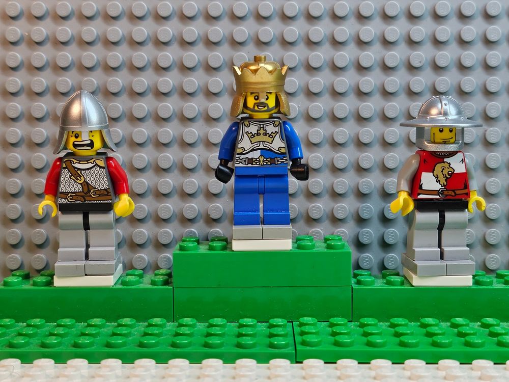 3 Lego-Minifiguren aus der Serie Castle, Ritter, König,.. | Kaufen auf ...