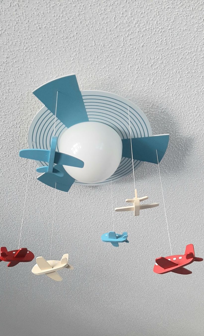 Lampadari & plafoniere: Kinderzimmer-Lampe mit Flugzeugen – Usato da Basadingen venduto da Lailani 1