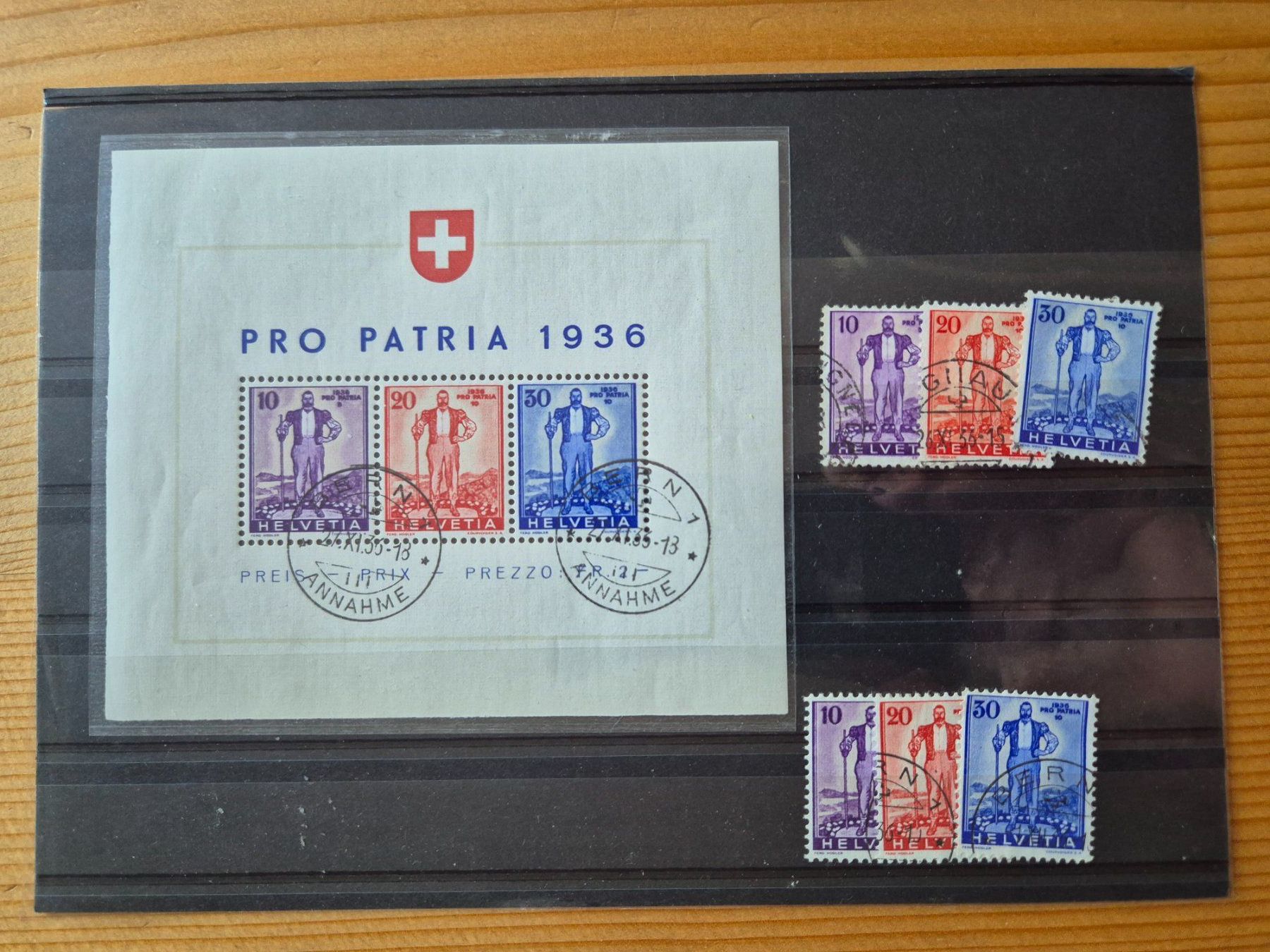 Tous les timbres: CH-Bogen/Ausschnitte 1936 gestempelt Karte H5 gem.Bild – D'occasion à Oberuzwil par ceeg7