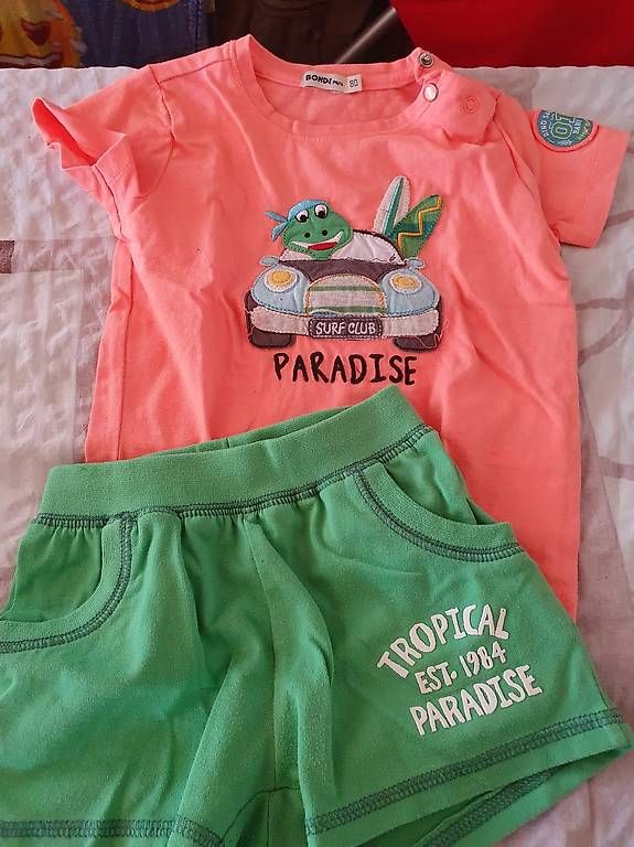 Kleiderpakete & -sets: t-shirt und hose set gr 80 – Gebraucht aus Häutligen von manu-abc 2