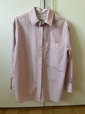 Marc O'Polo Denim Bluse, Gr. S, gestreift - neuwertig!