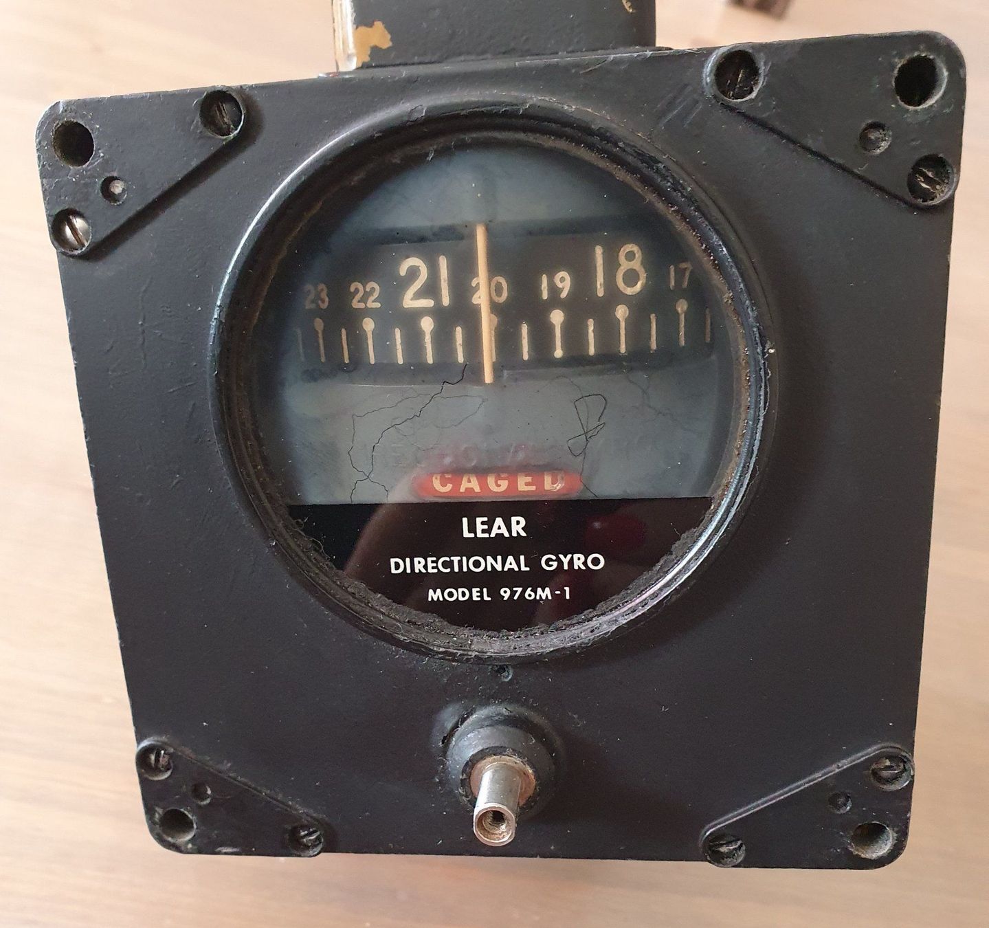 Misurare: Vieil instrument d'avion, Lear directional gyro – Usato da Grand-Lancy venduto da Evelyne010 1