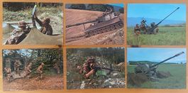 MILITARIA, KANONEN, PANZER+, 6 AK *