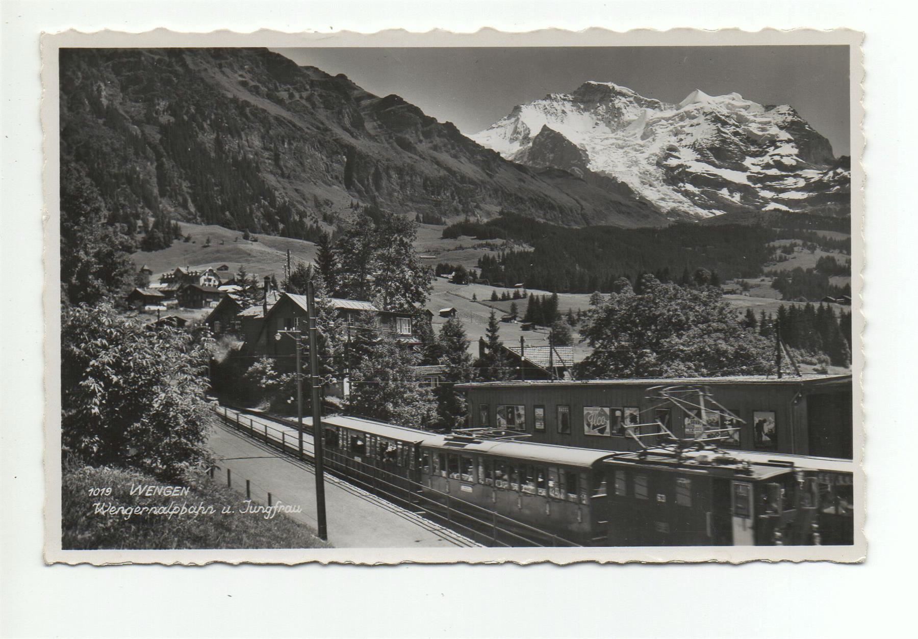 Cartoline postali: WENGEN Wengernalpbahn u. Jungfrau – Nuovo (secondo la descrizione) da Jona venduto da philajona