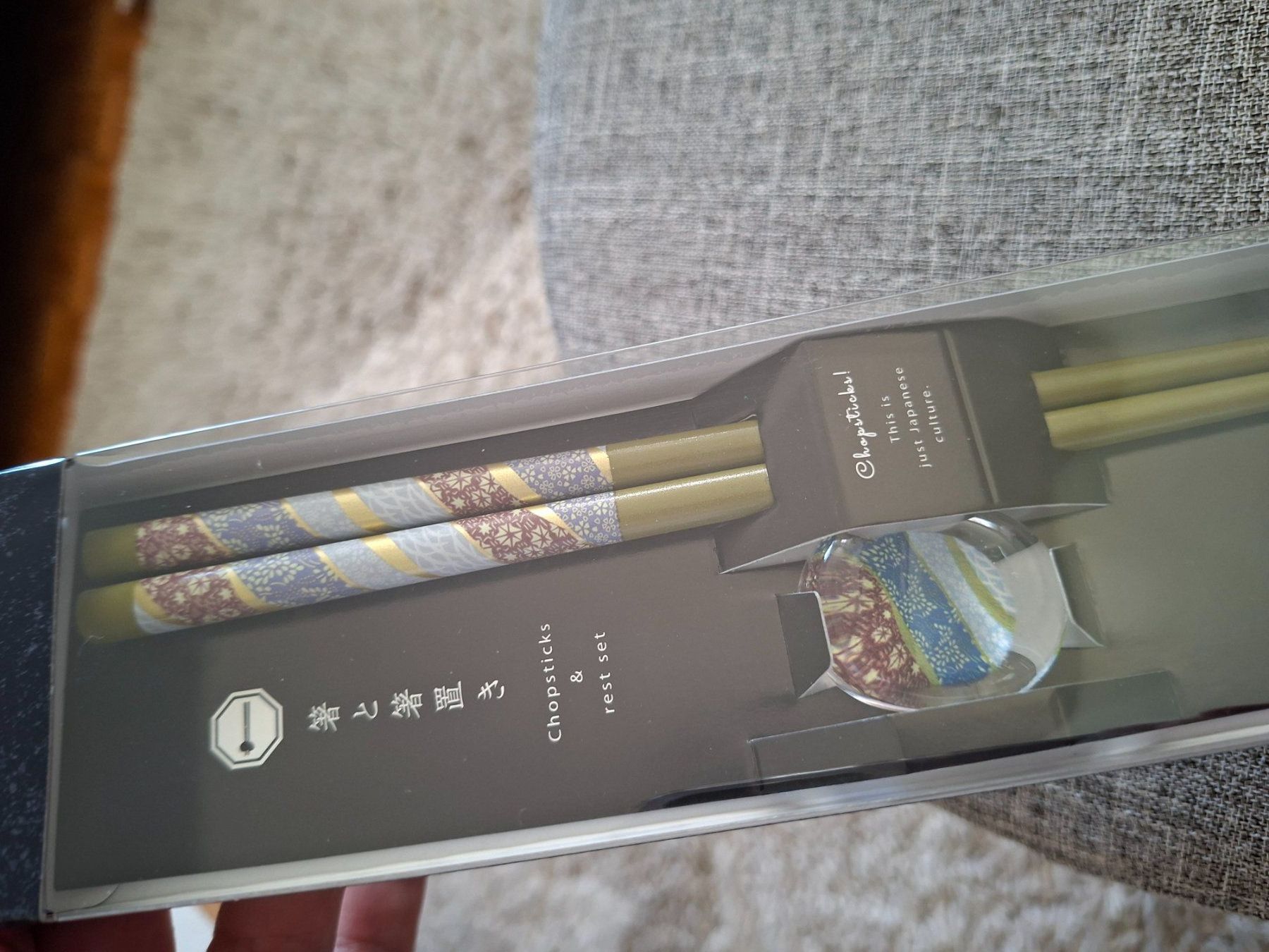 Couverts: Made in Japan lacquerware Chopstick & rest/Stäbchen set!! – Neuf (Voir description) à Goldach par mamakotzi 5