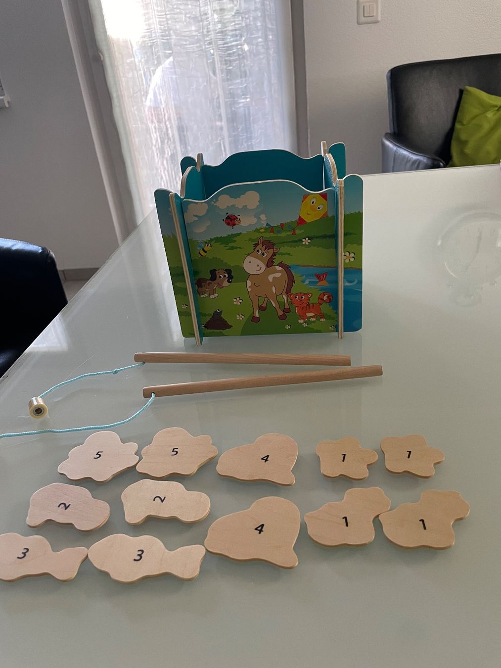 Spiele: Angelspiel echtholz 3-5 jahre – Gebraucht aus Pfeffingen von Purzzeli 3