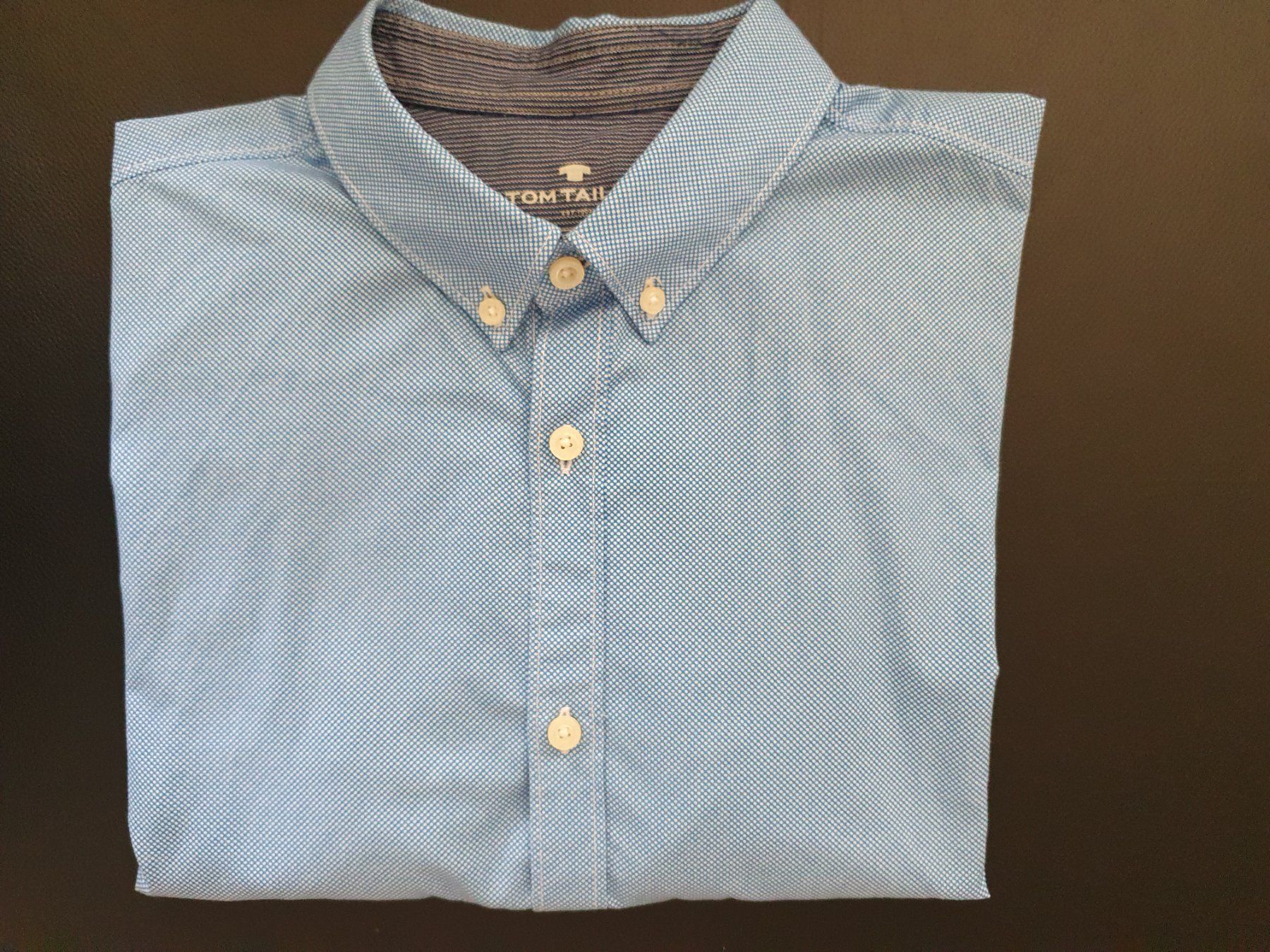 Tom Tailor Camicie: Tom Tailor Hemd, Gr. L, hellblau/weiss – Usato da Zürich venduto da sunflower89 2
