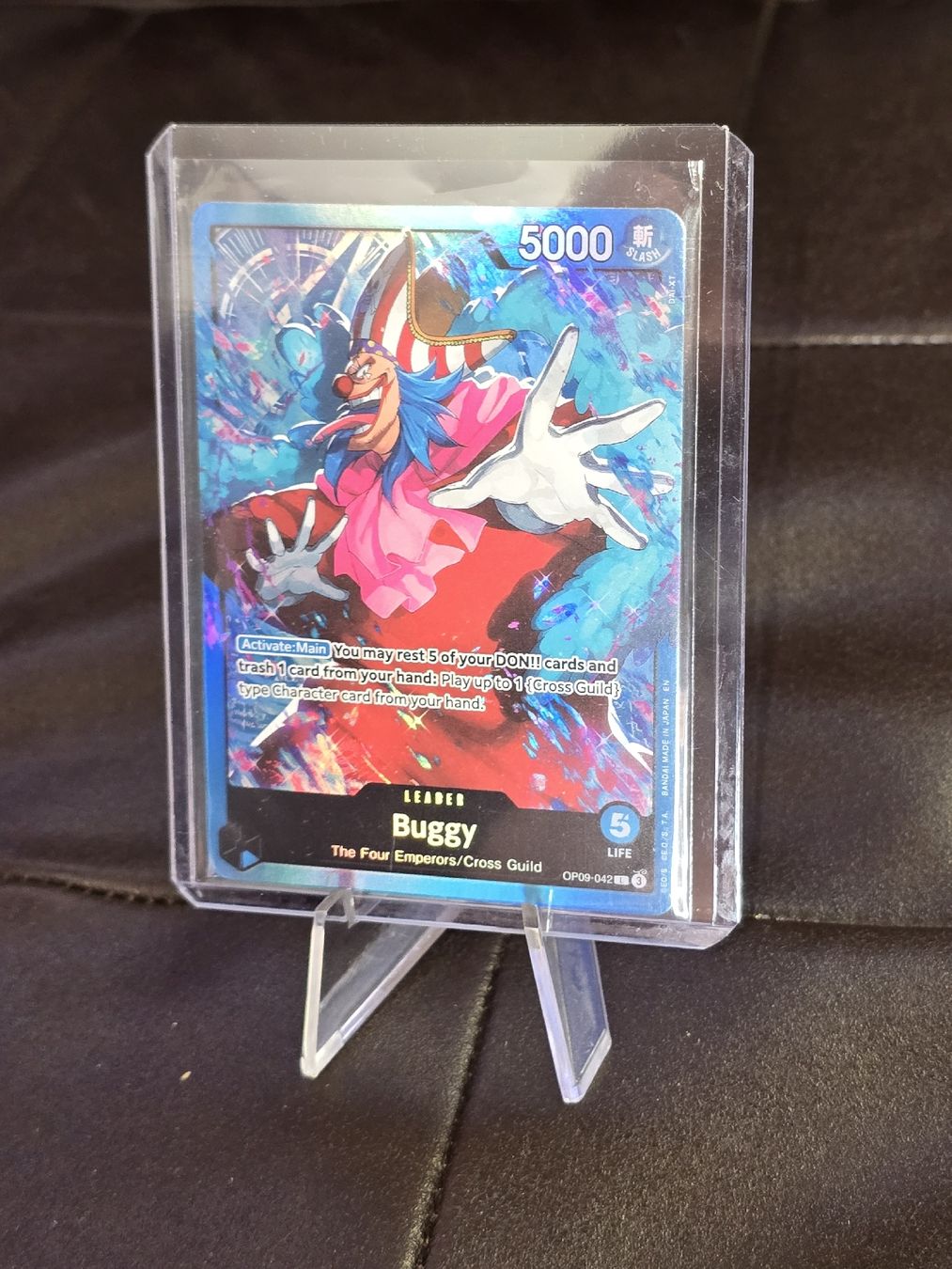 Bandai Carte collezionabili: Buggy [Alternate Art] OP09-042 One Piece – Nuovo e nell'imballaggio originale da Bronschhofen venduto da dvnb