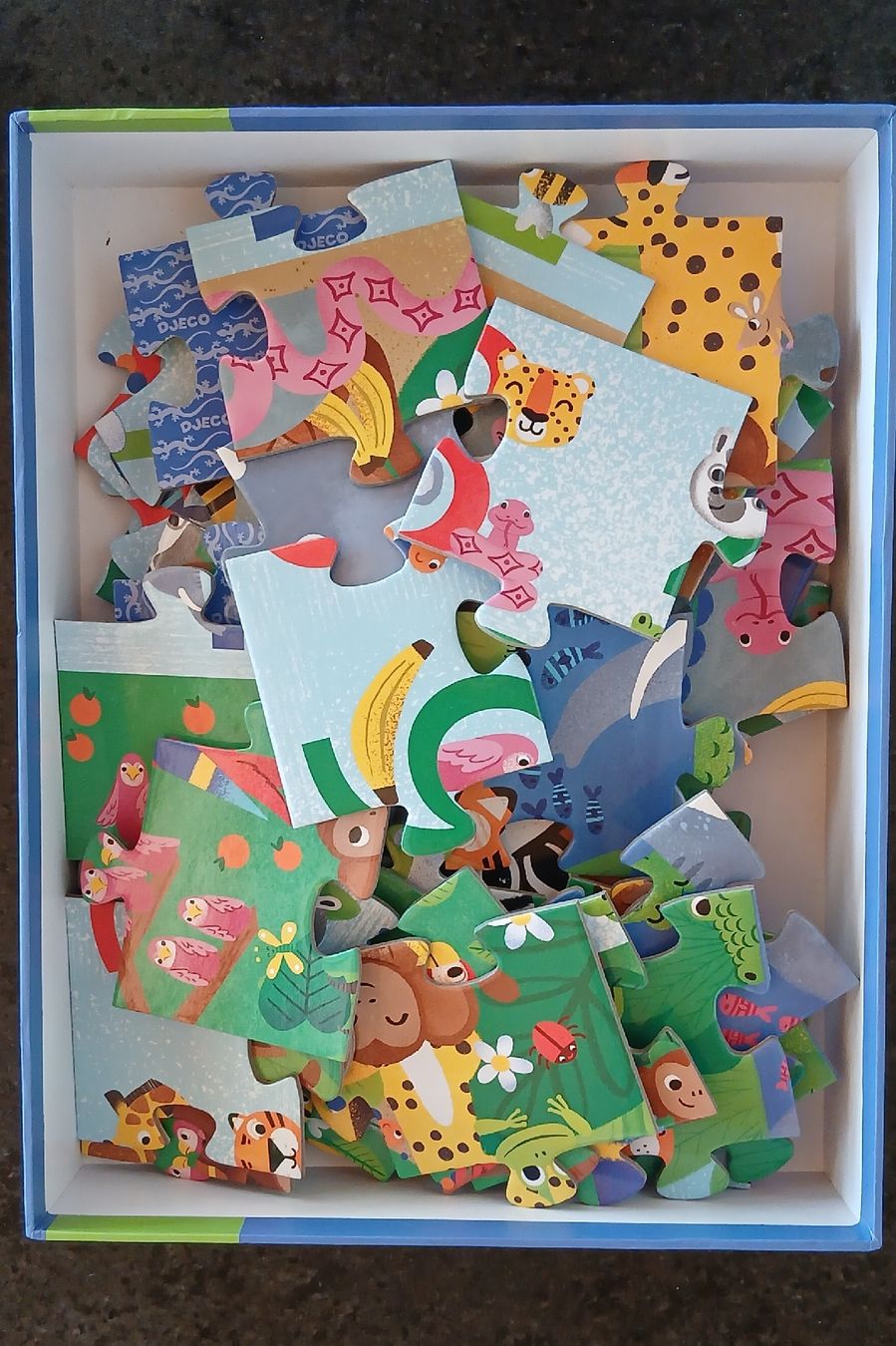 Djeco Puzzle: Puzzle géant - 1 à 10 Jungle – Usato da Chamoson venduto da BeGood1981 2