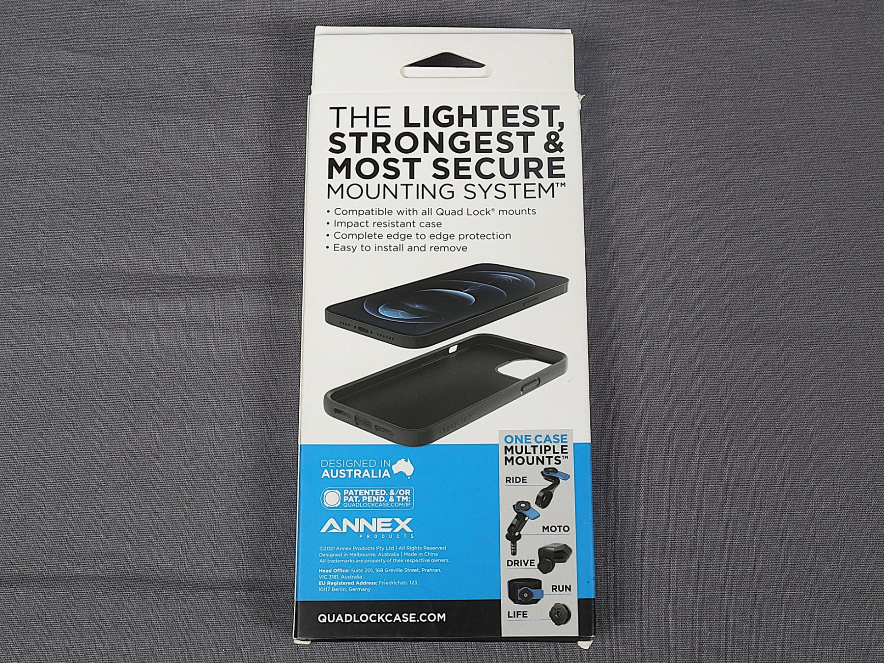 Quad Lock Cover & Protezioni schermo: QUADLOCK iPhone 12 Pro Max Case Handyhülle – Nuovo (secondo la descrizione) da Steinen venduto da Restwert_Steinen 7