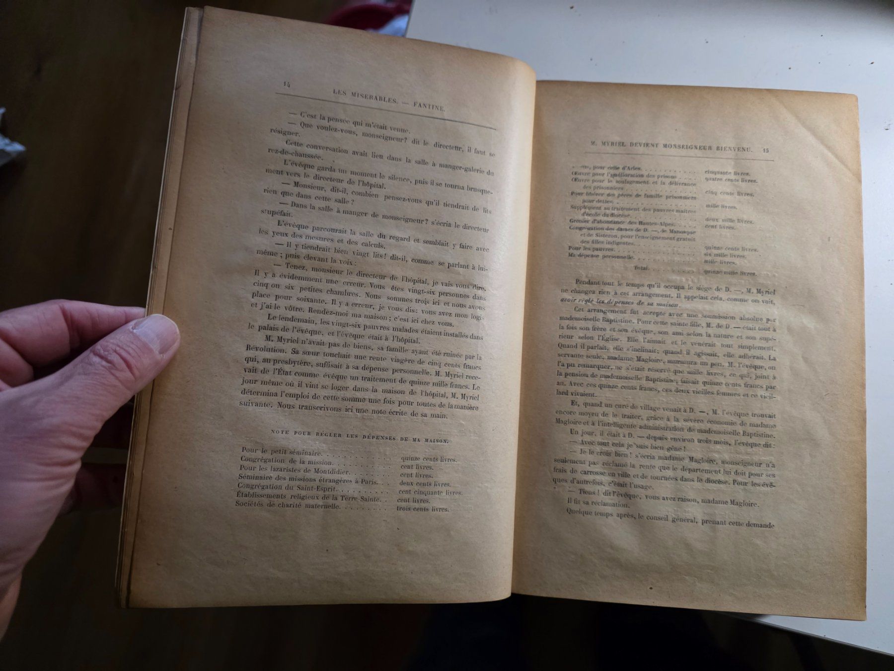 Libri: Les Misérables - Victore Hugo 1862 2 Bücher – Usato da Walterswil BE venduto da Lonitti 8