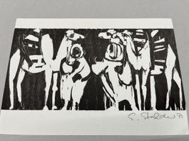 aus Grafiksammlung Holzschnitt von Elisabeth Stalder 1971