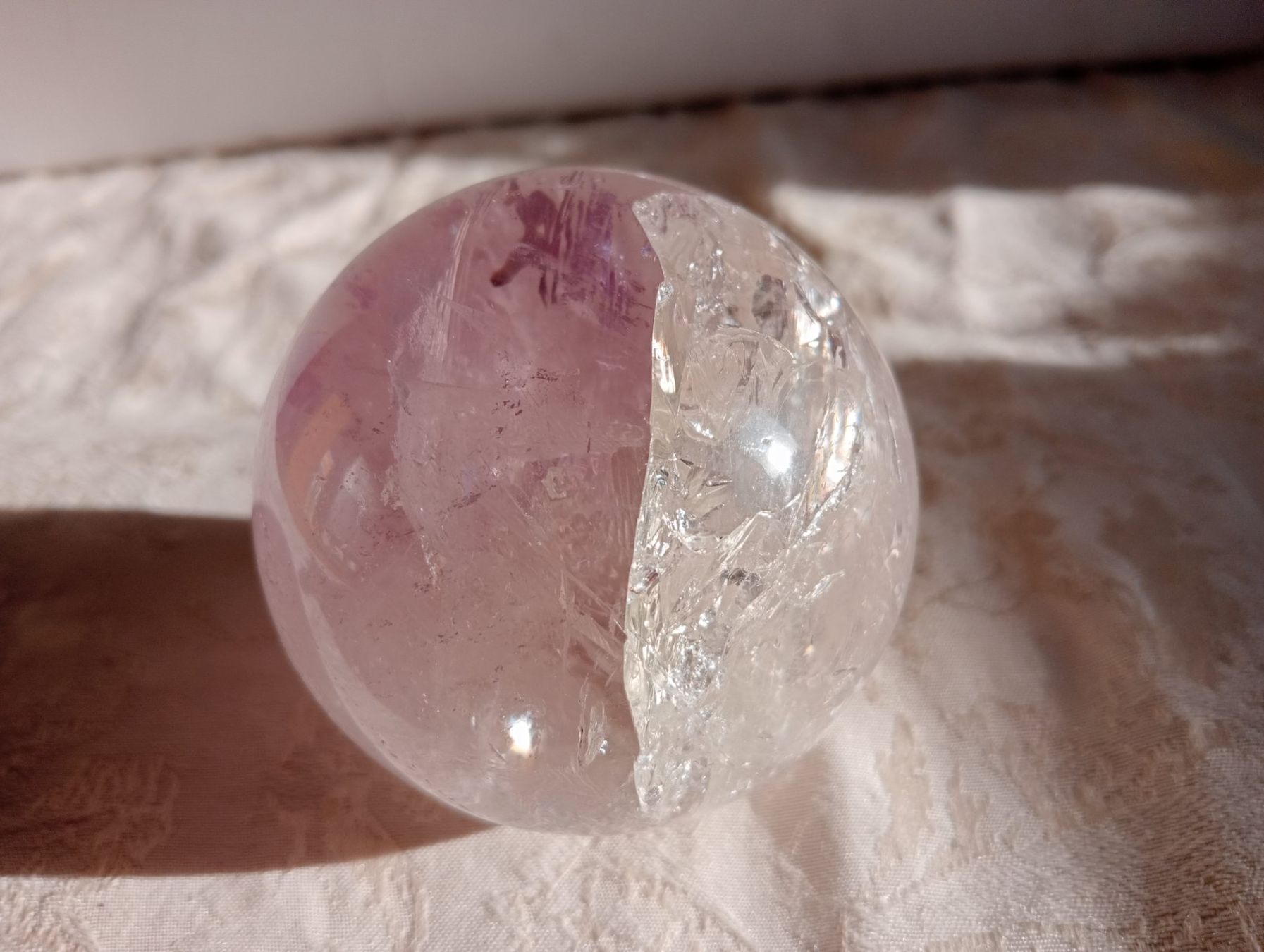 Minerali & Pietre curative: Amethystkugel Durchmesser ca. 8 cm Christallkugel – Usato da Oberdorf BL venduto da Barocki888