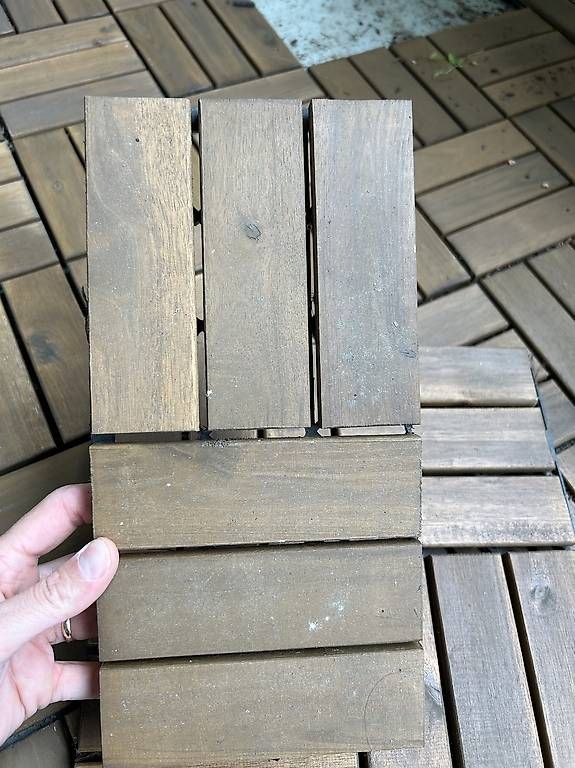Rivestimenti per pavimenti: Ikea Runnen Balkonboden Holz – Usato da Basel venduto da fab_8wmr 1