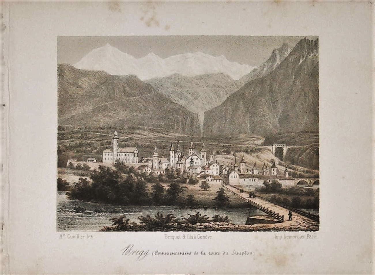 Gravures: Brig Tonlithographie – D'occasion à Rafz par Helvet32