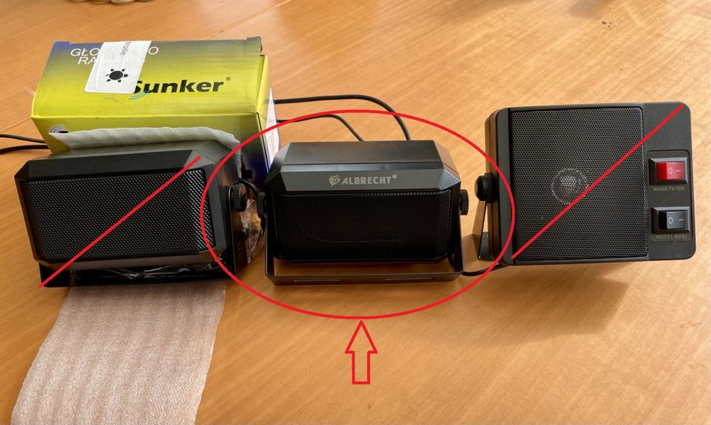 Haut-Parleur Externe Mini Autoradio NSP-150V - Radio CB HF VHF UHF, Qualité Sonore Exceptionnelle