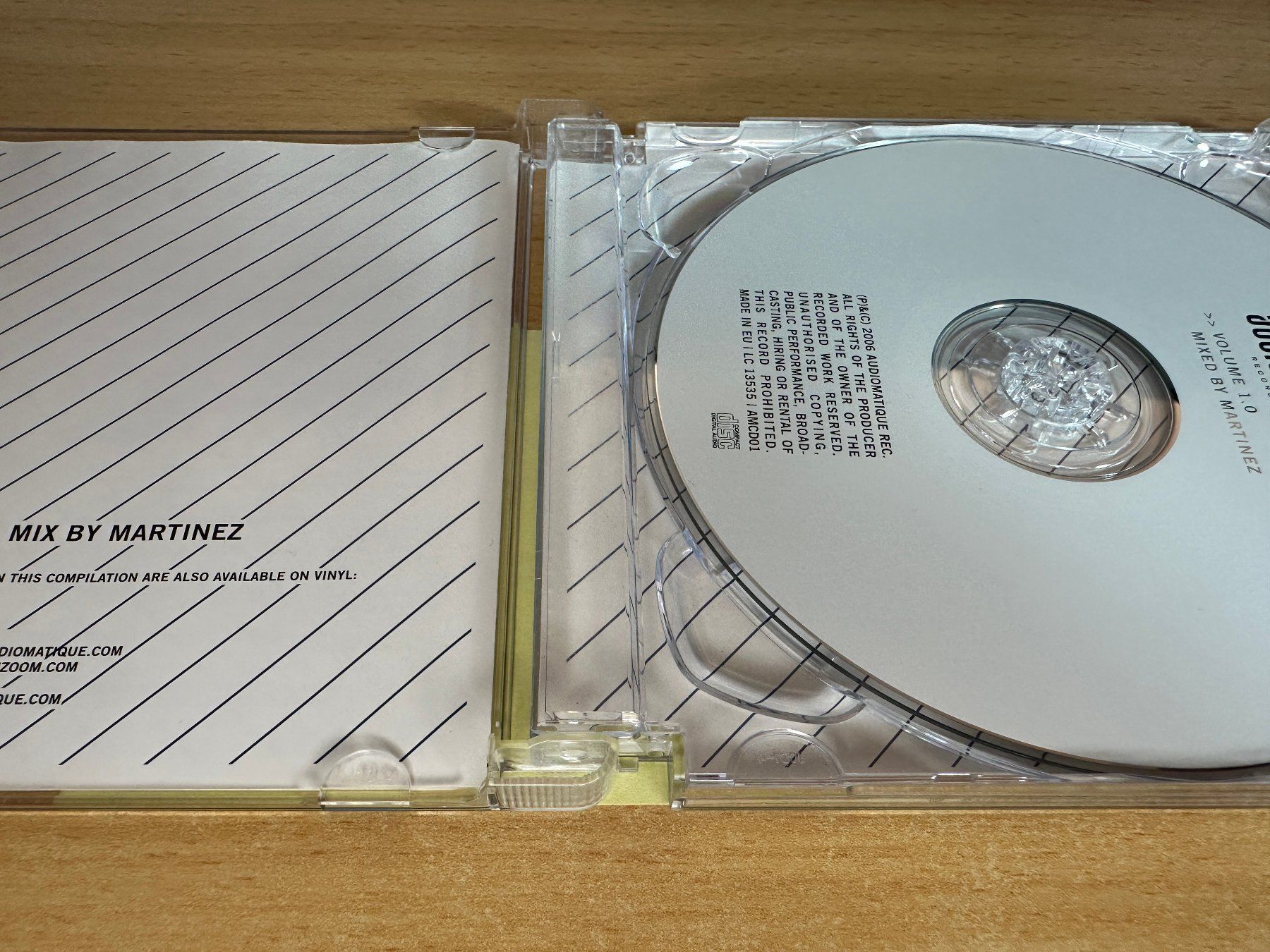 CD: Martinez - Audiomatique Volume 1.0 – Usato da Rikon im Tösstal venduto da Alpenmutz 2