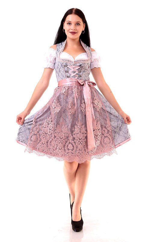 Costumi: Edles Midi Dirndl – Nuovo e nell'imballaggio originale da Malters venduto da chaufhuesli