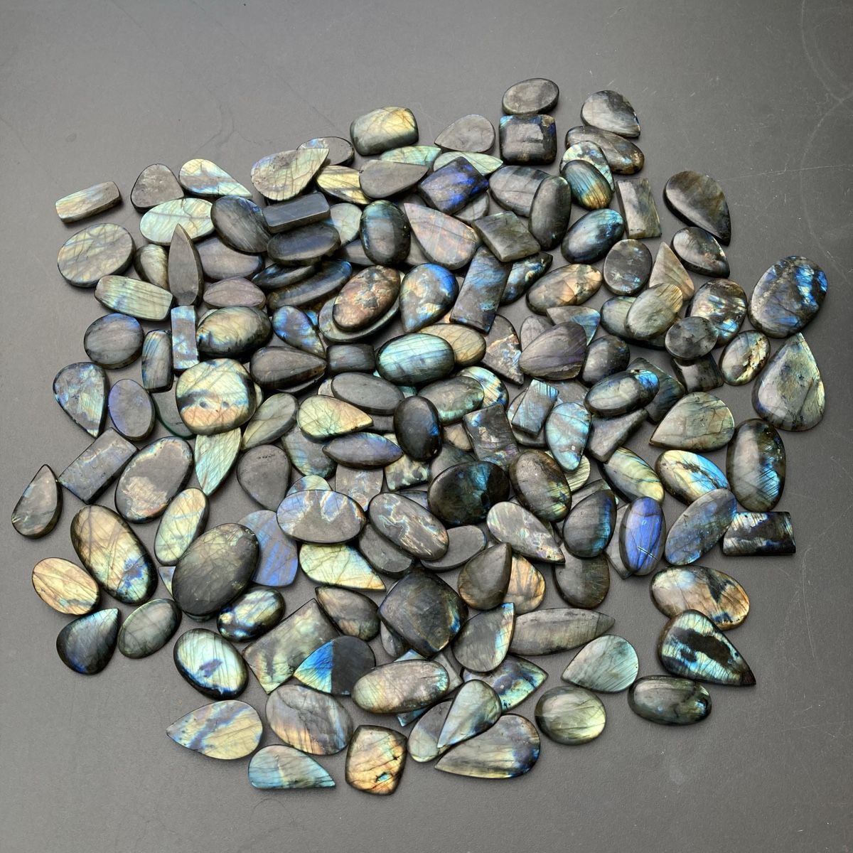 Edelsteine: Exklusiv: 2KG Labradorit Cabochon Lot – Neu (gemäss Beschreibung) aus Biel von djvalbnc 4