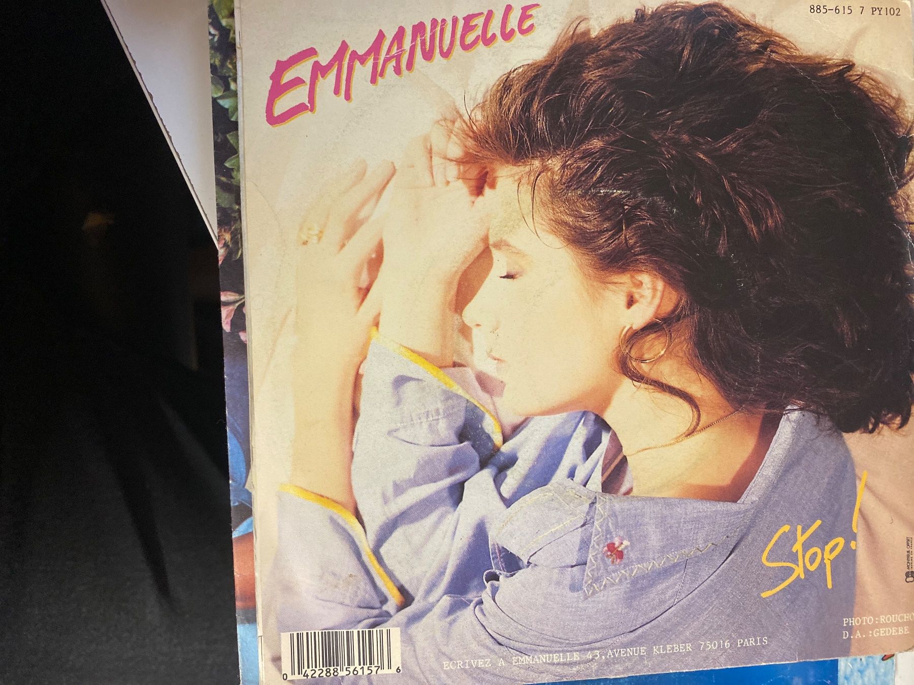 Dischi in vinile: 45 TOURS -  Emmanuelle - Stop!  (1987) – Usato da Le Brassus venduto da cinema13 1