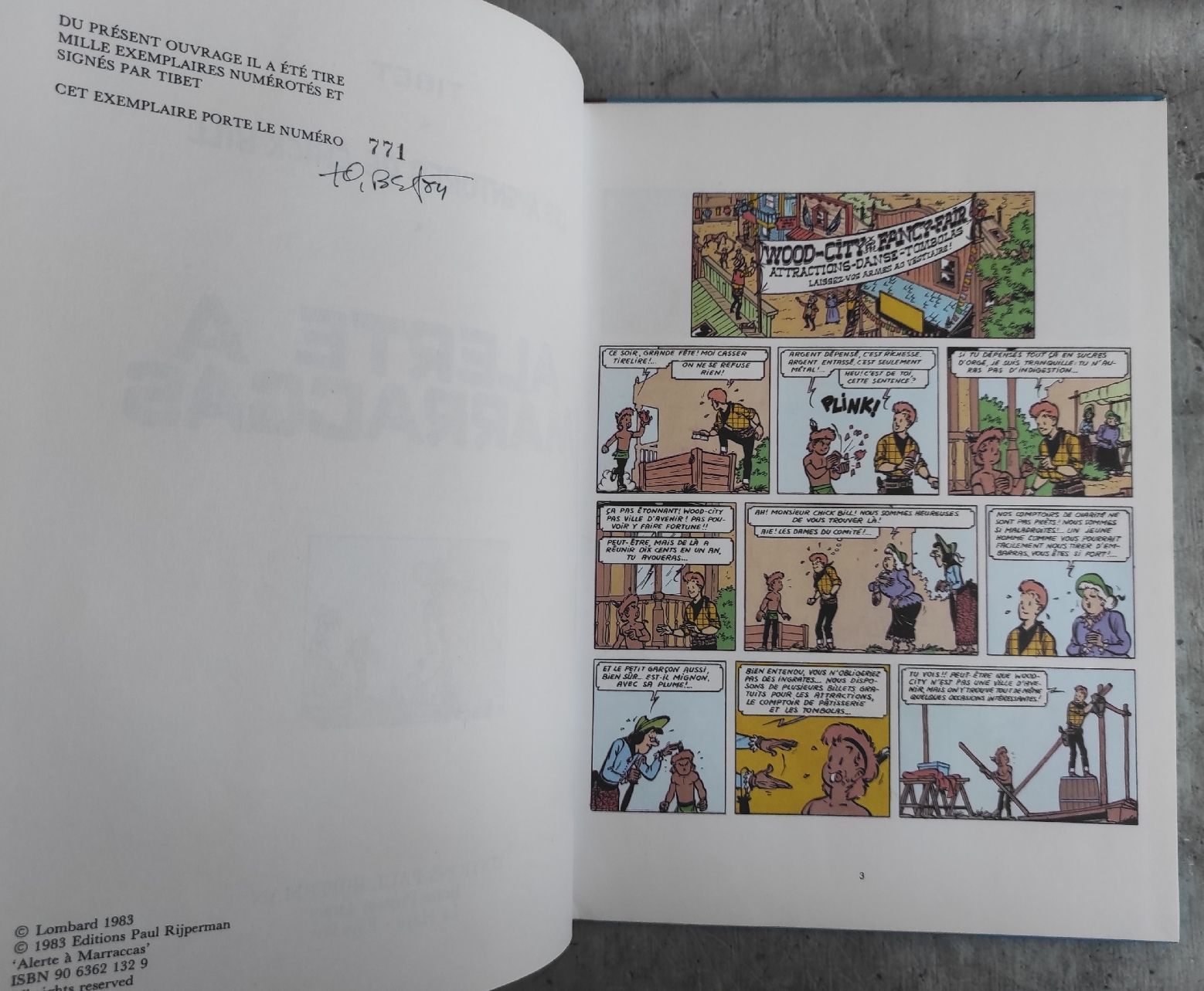 Fumetti: CHICK BILL Alerte à Marraccas ***Numéroté - Signé Tibet *** – Usato da Biel/Bienne venduto da pijama 3