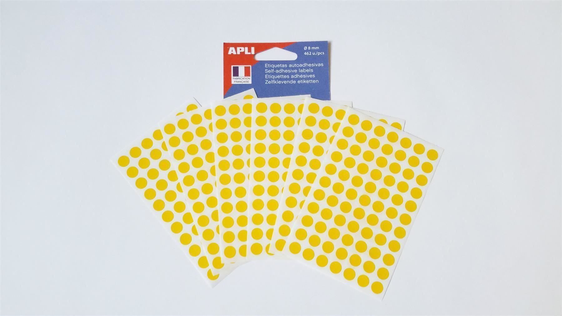 Sticker: Markierungspunkte, gelb, 8mm, 462 Stück – Nuovo e nell'imballaggio originale da St. Gallen venduto da cointec 3