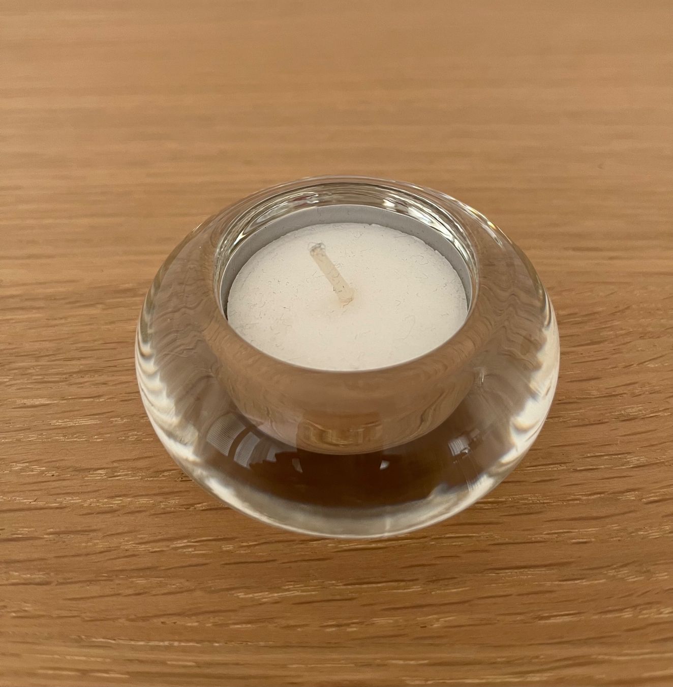 Kerzenständer: 6 Teelichthalter Glas – Gebraucht aus Allschwil von millefiori3 2