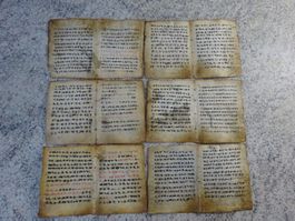 Antike Schriften Pergament / Äthiopien